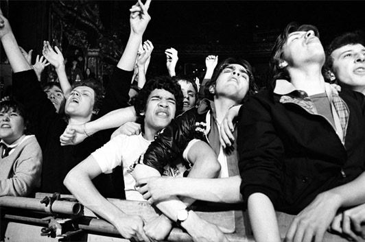 Audience, Eddie & The Hot Rods’ gig, April 1978 Venue unknown