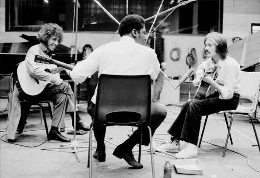 B.B. King, Steve Marriott & Alexis Korner, October 1971 Command Studios, London